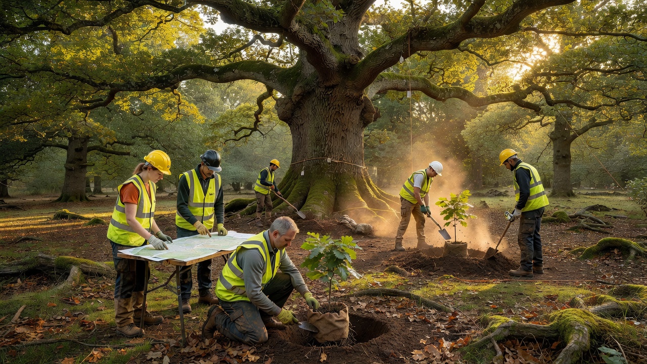 Shire Oak Tree Restoration Project Advances